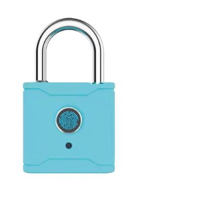 China Home Outdoor Smart Waterproof Fingerprint Lock Safe Padlock Lock For Box for sale