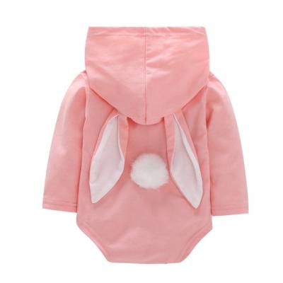 China Personalized Cotton QUICK DRY Bunny Tail Coveralls Baby Kids Pajamas for sale