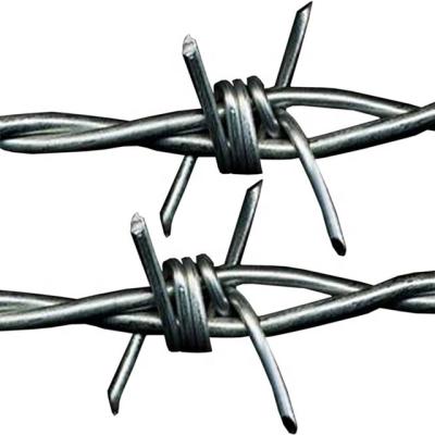 China Residences 12 Gauge Galvanized Razor Barbed Wire Fence For Farm Fencing for sale