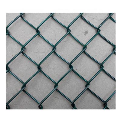 China Fence Mesh 5 Foot Dark Green Plastic Coated Decorative Chain Link Fence for sale