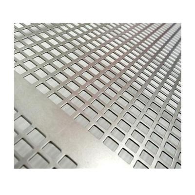 China Dutch Weave Square Hole Decorative Perforated Metal Sheet for sale