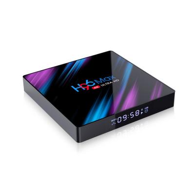 China Android 11.0 new internet tv box 4k internet tv set high quality daul wireless box Rockchip H96max RK3318 V11 for sale