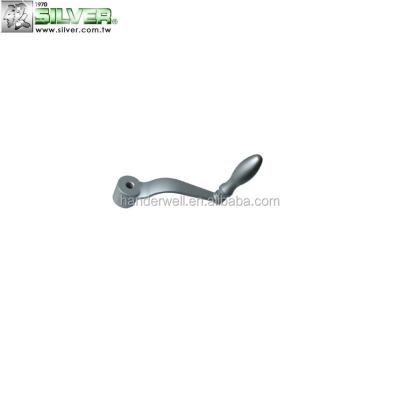 China Modern packaging and printing machine parts use silver cranked handle for sale