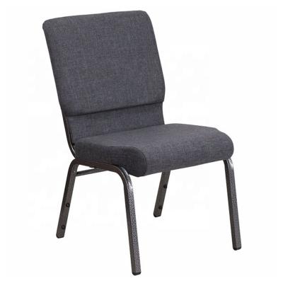 China Gray Stacking Seating Church Chairs America Modern Dark for sale