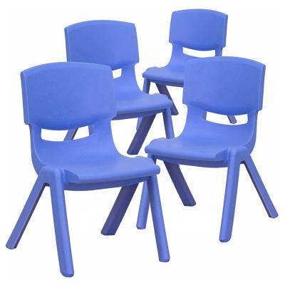 China Modern children plastic chair in blue color for sale