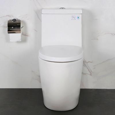 China Double-Flow HILITE Guangdong Factory Good Quality Ware Wc WC Toilets Custom Single Piece Floor-standing Economy Ceramic CUPC Toilet Water for sale