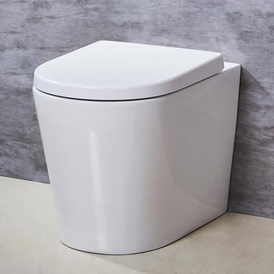 China HILITE Modern Modern Round Shaped Cheap Floor Mounted Ceramic Toilet Watermark One Piece Sanitary Ware for sale