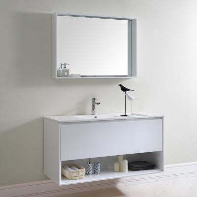 China Modern Type HILITE Europe Campaign Touched Open Led Mirror Bathroom Cabinet Save Space Sanitary Ware Cabinet Bathroom for sale