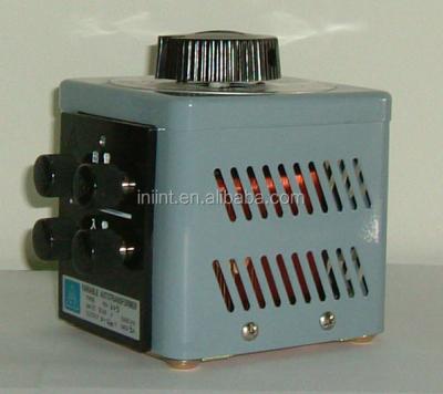 China Single-phase 440 V Variac of power 1 A, 0~440 V variable transformer of 0.44 KVAs (440 VA) for voltage control for sale