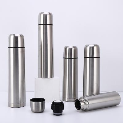 China Viable Custom Logo Thermos Coffee Tea Bullet Water Cup Bottle Stainless Steel Vacuum Flask for sale