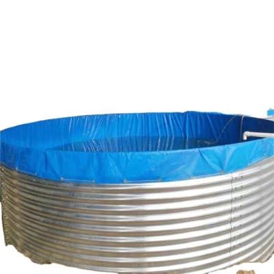 China Water Storage 100 m3 Attractive Price Galvanized Corrugated Steel Water Tank Irrigation Tank for sale