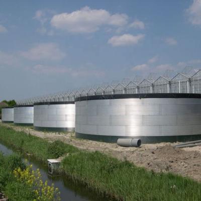 China Water Storage Galvanized Round Steel Water Tank Fish Farming Tank for sale