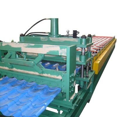 China Factory Glazed Tile Roll Forming Machine Roof Tile Making Machine for sale