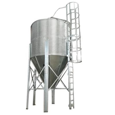 China Agricultural Industry 18 Tons Hopper Bottom Silos Agriculture Feed Poultry for sale