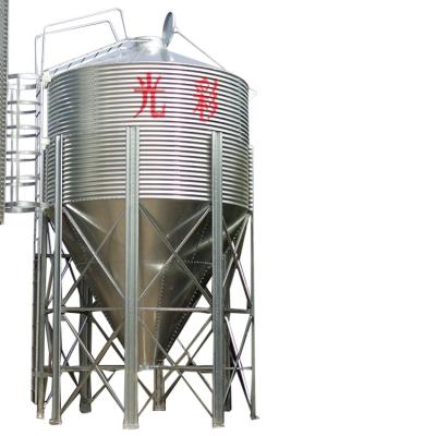 China Automatic Feed Storage Poultry Farm Used System Feed Silo WRINKLED STEEL BIN for sale