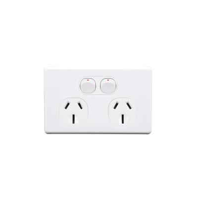 China Zhejiang China Australia Standard Wall Switch Dual Pole 2pole , Wall Socket Zhejiang China Australia Wall Switch 118mm*74mm for sale