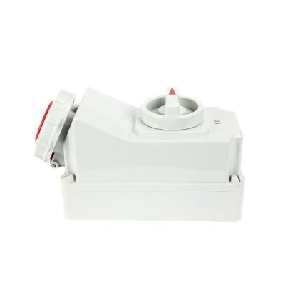 China Surface Mounted Electrical Waterproof Three Phase Mechanical Latching Switch With Plug JH5792 for sale