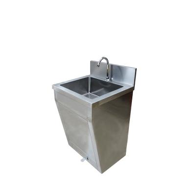 China Outra máquina Tipo 40W mais recente lavagem de mãos inclinação ativada lavagem automática de sala limpa lavabo de aço inoxidável à venda