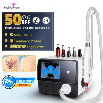 China Dye Removal Picosecond Laser Tattoo Removal Machine ND yag laser tattoo removal machine for sale