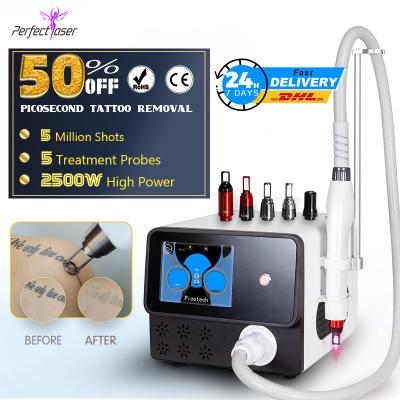 China Skin Rejuvenation ND yag laser equipment tattoo freckle removal scar dye laser freckle removal machine for sale