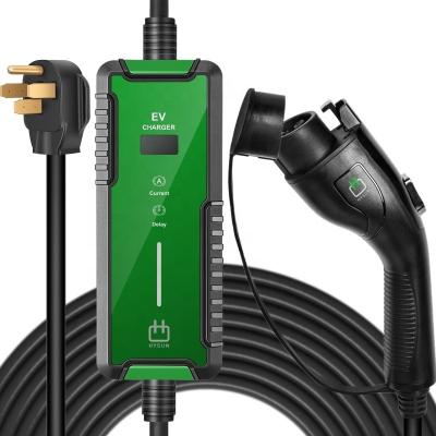 China Portable Strip Cable Electric Vehicle EV Charger SAE J1772 Type 1 Standard 32A Home EV Charging Charger for sale