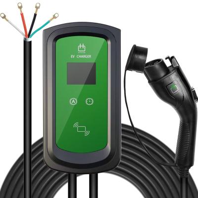 China Newest Wallbox EV Charger 7KW 32A Wallbox Type 1 Connector 7KW 32A Wallbox Automotive AC Ev Battery Home Charging Charger for sale