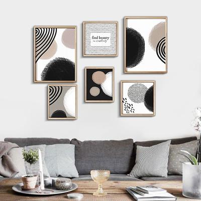 China EAGLEGIFTS Modern Newcomer Classic Abstract Framed Wall Art 6 Piece Gift Sets for sale