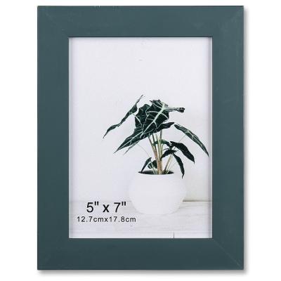 China EAGLEGIFTS Display Plastic Photos on Desk or Wall Glass Simple Dark Blue Picture Front Frame for sale