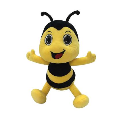 China Factory Custom Cute Soft Plush Toy Bee Cartoon Plush Toy Eco-friendly Material Design Directly From New for sale