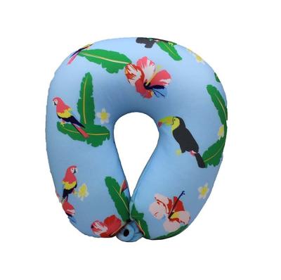 China Manufacturers Folded Head Sell Custom Neck Plush U Shape Pillow For Airplane Travel Pillow for sale