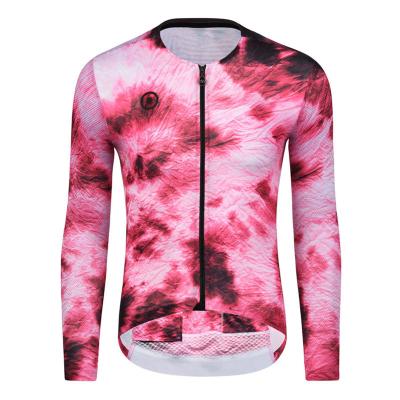 China Custom Made Mens Anti-sweat Italy Fabric Cycle Wear Winter Cycling Road Windproof Tank Top Breathable Long Sleeve Sublimation Bicycle Tank Top for sale