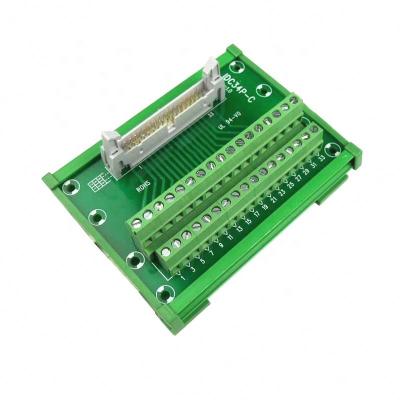 China IDC34P Relay Terminal Block PLC Terminal Block 34 Core Transfer Terminal IDC34P for sale