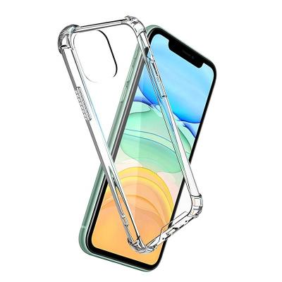 China Custom Anti-drop Phone Case 1.5mm Clear TPU PC Cell Phone Cases For iPhone 12 Pro Max Phone for sale