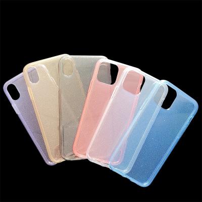 China Bling tpu phone back case bling unique phone covers Bling bling tpu phone case back unique phone covers for iphone 12 cell phone case soft hand strong feeling shockproof for sale