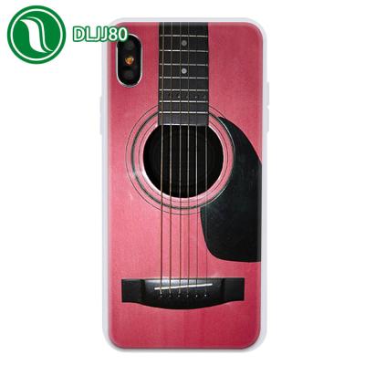 China New fashion design tpu guitar pattern back cover for iPhone for Samsung colorful drawing pattern cell phone case for sale