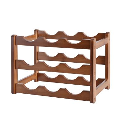 China Eco-Friendly Business And Sturdy High Quality Home Stackable Wine Rack Wine Rack Practical Display Rack for sale