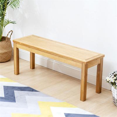 China Fashion new design high quality multifunctional rectangle dining room long natural bamboo bench for office for sale