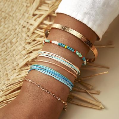 China Wholesale BOHEMIA Fashion Hand Braided Lucky Bracelet Women Men Bead Bracelet Friendship Jewelry for sale