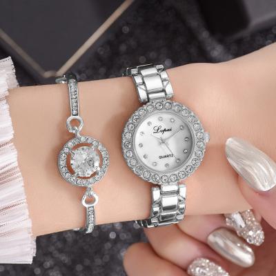 China Luxury Brand Lvpai Chronograph Bracelet Watches Set For Women Fashion Geometric Bracelet Quartz Clock Ladies Wrist Watch for sale