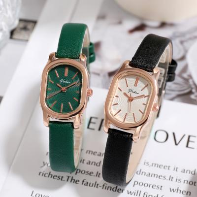 China High Quality Chronograph Ladies Watch Casual Women Leather Band Quartz Watches for sale