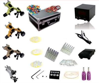 China Whole Sale Professional Tattoo Kit With 4pcs Rotary Tattoo Tools G220 for sale