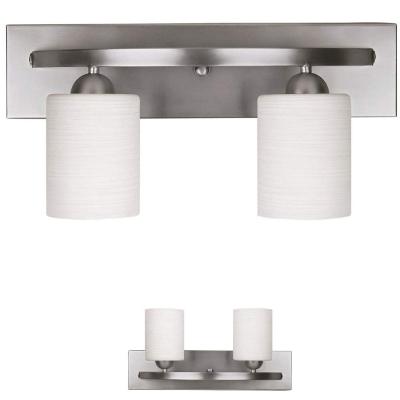 China Interior Light Fixture Easy Bath Vanity Assembly Lighting (brushed nickel, 2 - lights) for sale