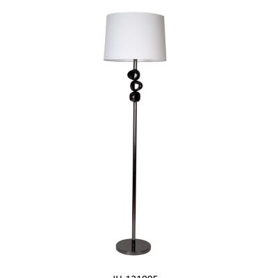 China Floor Standing Shade LED Floor Lamp For Living Room / Accent Standing Light For Bedrooms / Office Tall Pole Lamp With Hanging Drum Shade for sale