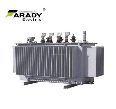 China Oil immsered transformer 20kv 630KVA amorphous core electrical transformer hermetically sealed transformer for sale