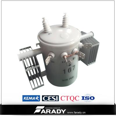 China Oil immsered pole mounted transformr 50 kva complete self protection pole mounted overhead csp transformer for sale