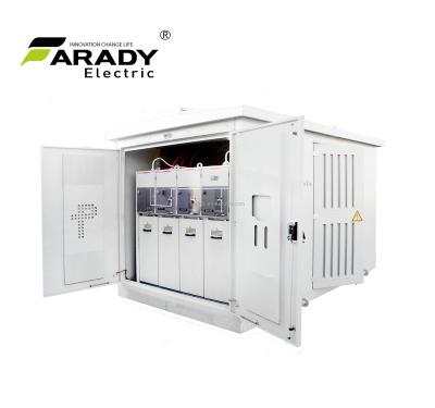 China Compact kiosk three phase 13.8kV 800kva transformer substation for sale