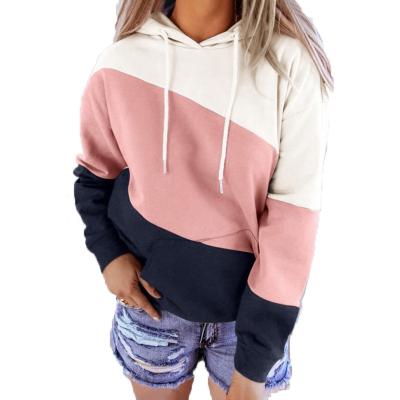 China Printed Hooded Quilting Long Sleeve Anti-wrinkle Women's Sweatshirt Autumn And Winter for sale