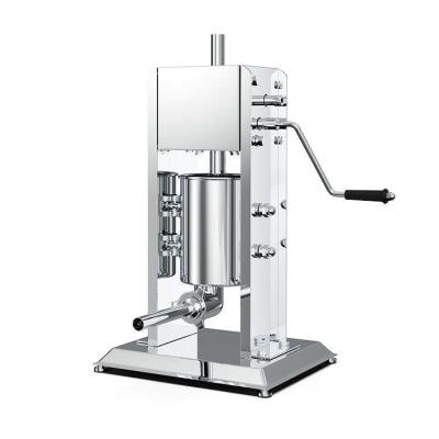 China High Effiency Commercial Household Stainless Steel Sausage Making Machine 7L Vertical Sausage Making Machine Manual Sausage Stuffer for sale