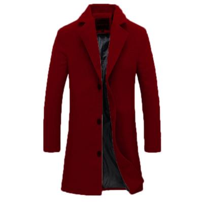 China Breathable In The Winter NGO Colo Woolen Coats Single Breasted Custom Solid Ditch Coat Plus Size Fleece Casual Jacket for sale