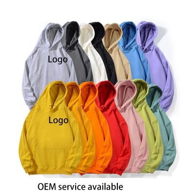 China Wholesale Logo 100% Organic Cotton Mens Anti-wrinkle Plain Sweatshirt White Fleece Quality Blank Oversized Hoodies Men Sport for sale